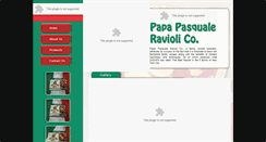 Desktop Screenshot of papapasqualeravioli.com